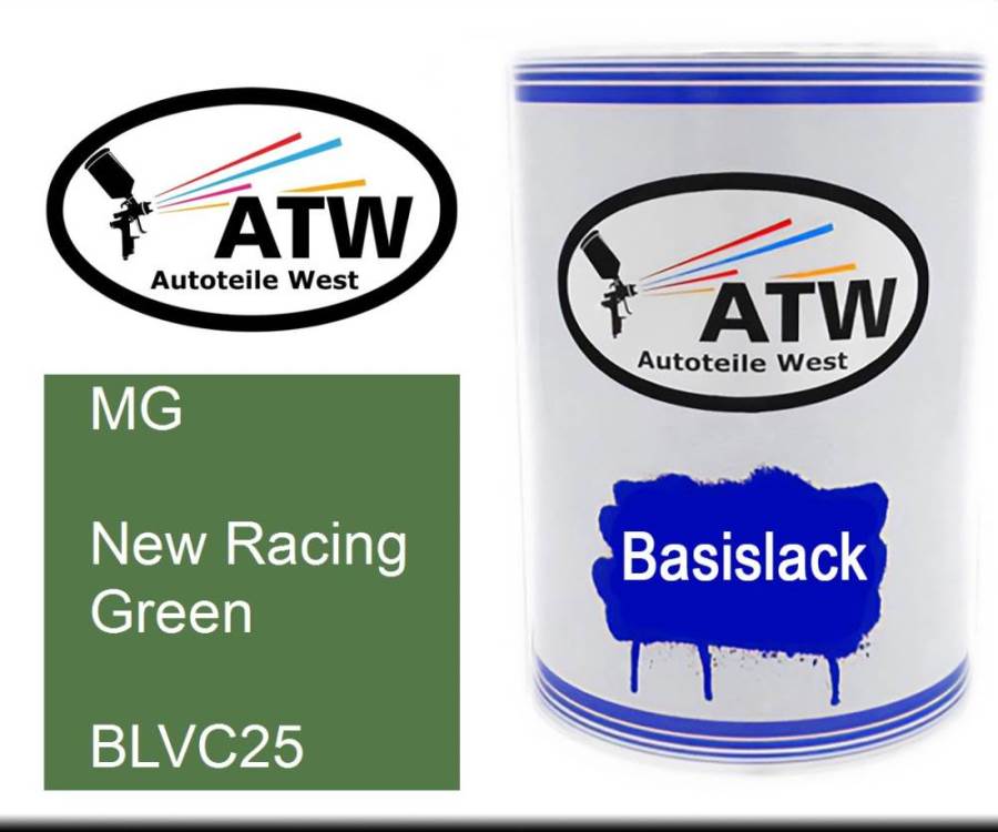 MG, New Racing Green, BLVC25: 500ml Lackdose, von ATW Autoteile West.